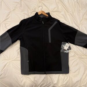 Men's Black and Gray Performance Jacket